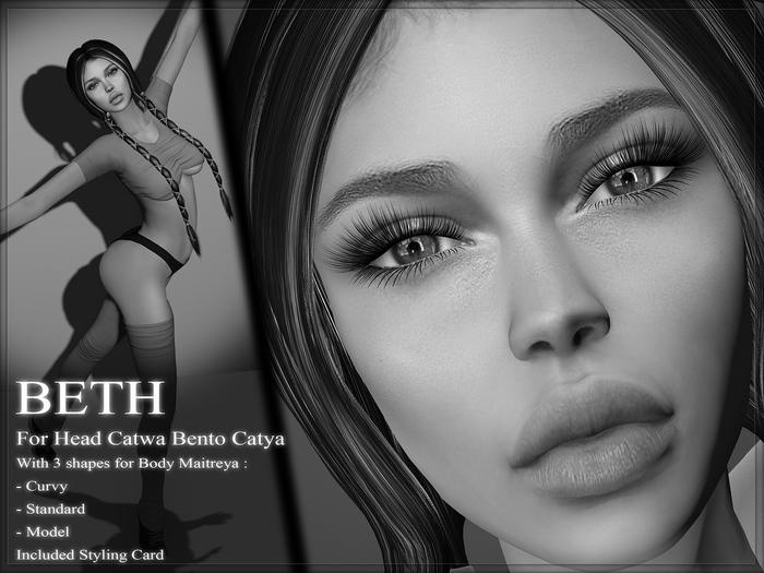 * TentatioN * DEMO BETH Shape Catwa BENTO CATYA Body Maitreya