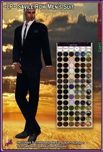 ~LP~ Savile Row Men's Suit [BOXED]