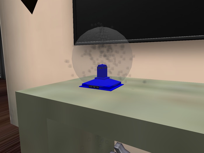 Mesh Tardis Snowglobe