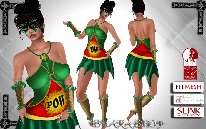 SUPER ROBIN WOMEN COSTUME