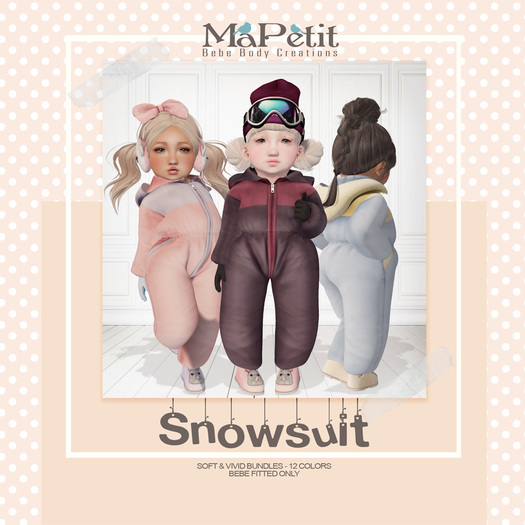 [M] Bebe Snowsuit (Fitted) - Soft Bundle
