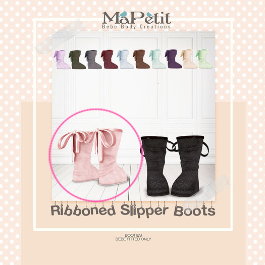 [M] Slipper Boots - Tea Cake