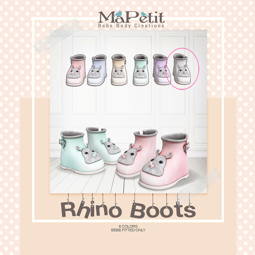 {M} Rhino Boots (Alabaster) - WEAR to unpack
