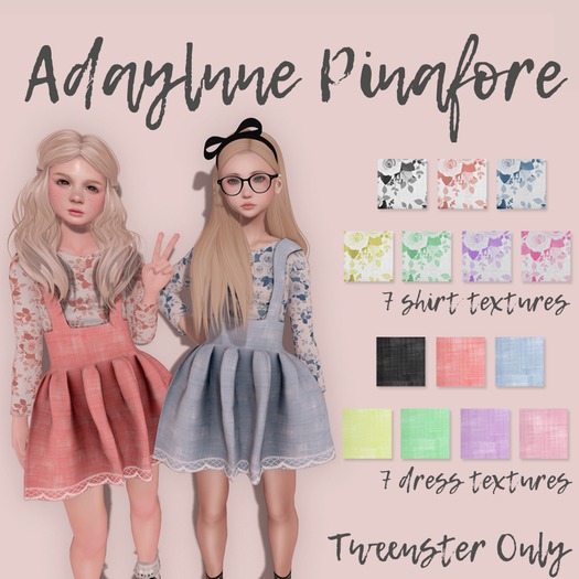 {Petunia} Adaylnne Pinafore - Tweenster