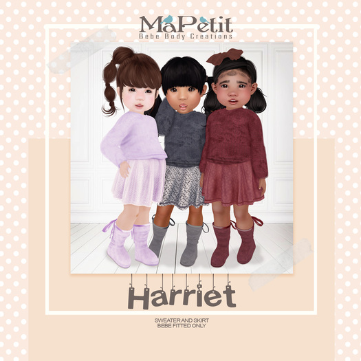 [M] Bebe Harriet Outfit (Fitted) - Noir