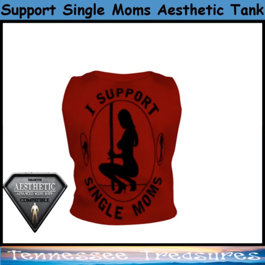 Support Single Moms Aesthetic Tank