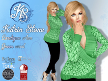 *KS* Cardigan Ann - Green Wool (ADD ME)