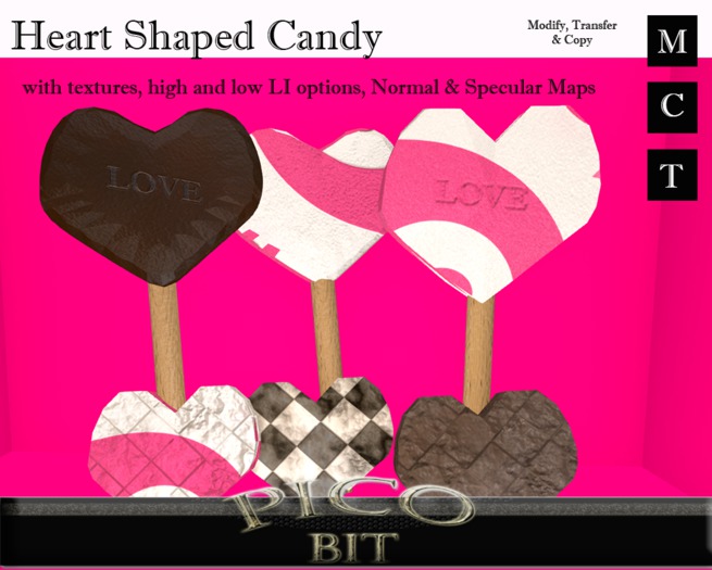 Heart Shaped Candy Full Perm