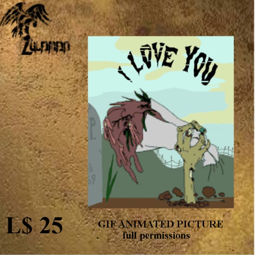 GIF ANIMATED PICTURE " I LOVE YOU "