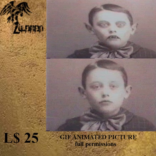GIF ANIMATED PICTURE " LITTLE VAMPIRE "