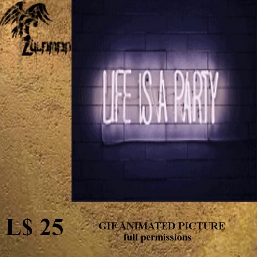 GIF ANIMATED PICTURE "PARTY"