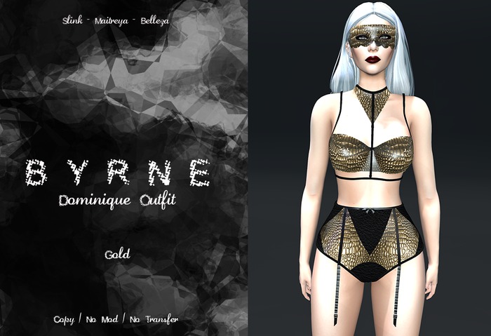 (BYRNE) Dominique Outfit- Gold