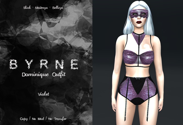 (BYRNE) Dominique Outfit- Violet