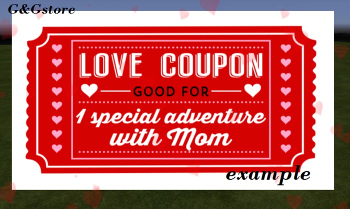 COUPON VALENTINE'S - DAD