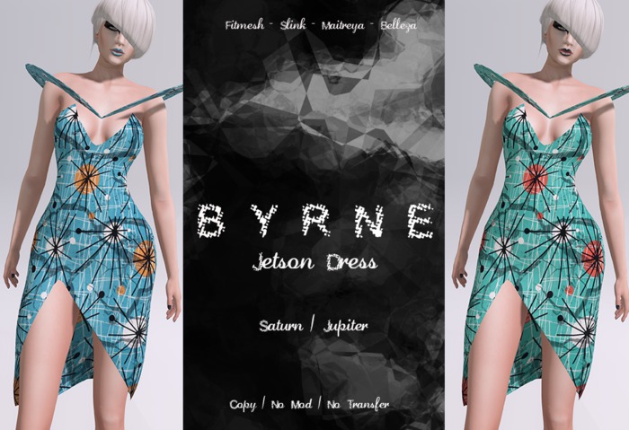 (BYRNE) Jetson Dress-SATURN/JUPITER