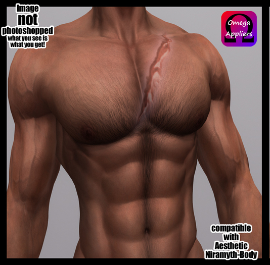 Big Scar on Chest for Aesthetic Niramyth Meshbody