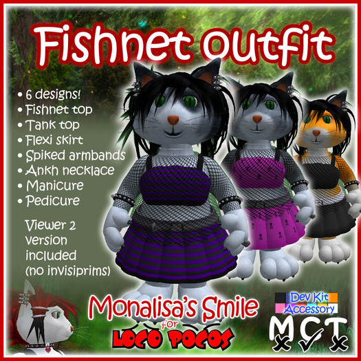 ::Monalisa's Smile:: Loco Pocos Fishnet Outfit Full set -th-