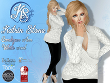 *KS* Cardigan Ann - White Wool