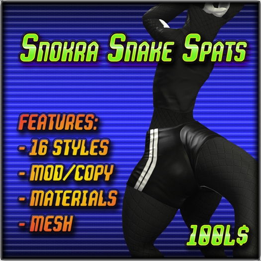 [T.T.D.] Snokra Snake Spats