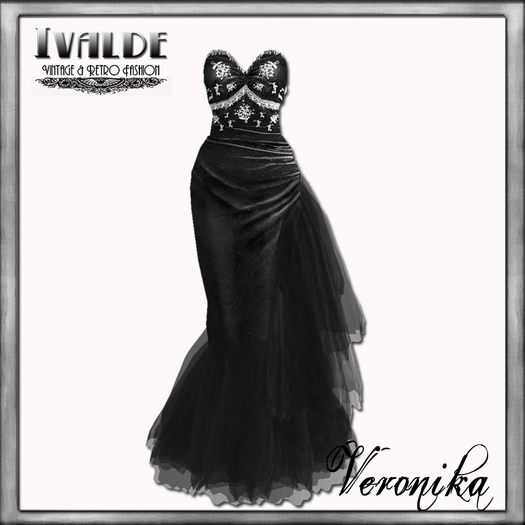 ~Ivalde~Veronika black dress