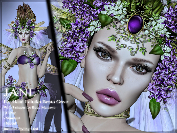 * TentatioN * NESSA Shape Lelutka BENTO GREER - Body Maitreya