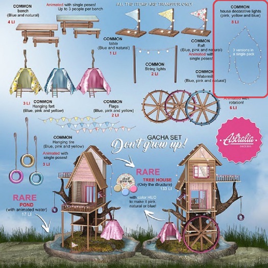 Astralia Don't grow up! (decorative lights)