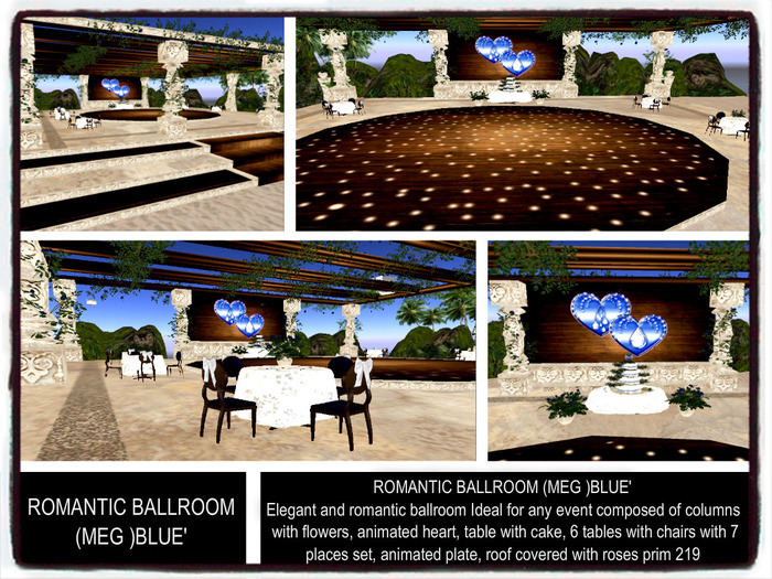 ROMANTIC BALLROOM (MEG ) BLUE'