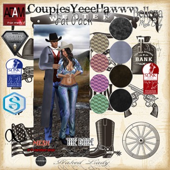 Second Life Marketplace - Couples YeeHaw Fat pack