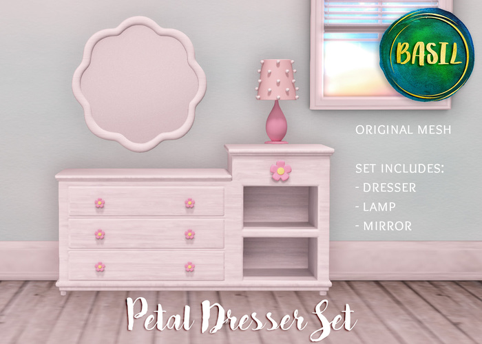 .BASIL. Petal Dresser Set