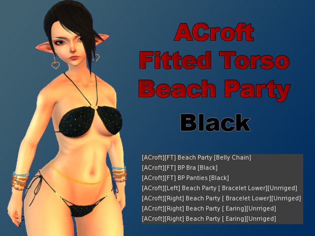 [ACroft][FT] Beach Party [Black]
