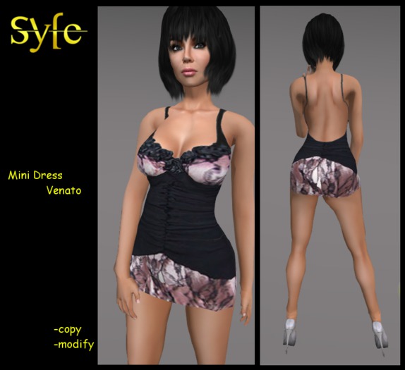 *FREE GIFT* Mini Dress Venato - Syfe
