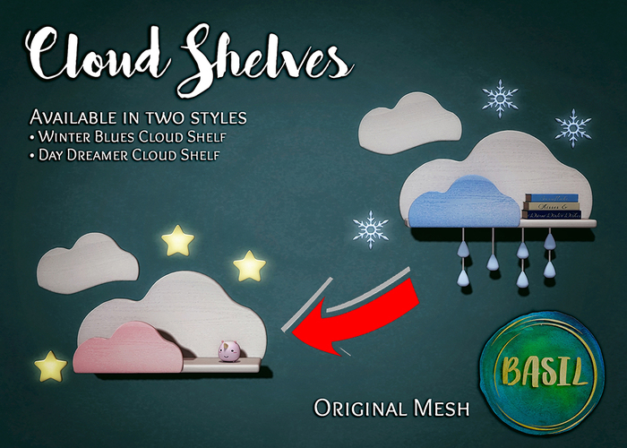 .BASIL. Day Dreamer Cloud Shelf