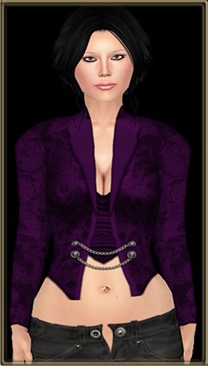 Skully jacket, purple