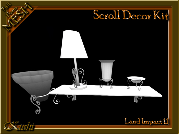 :KT&M: ScrollDecorKit FP MESH -WEAR TO UNPACK