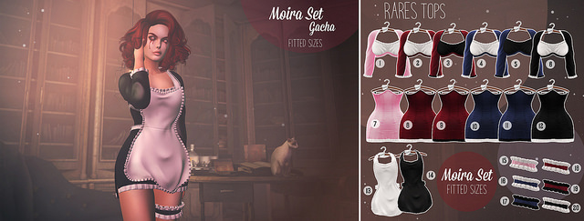 Fawny - Moira.Top - Slink Physique - Red and White - RARE