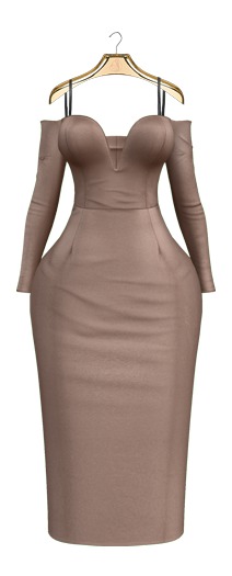 SD .Kate Dress. -Beige-