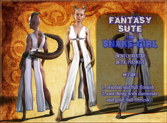 SW Fantasy Suit for SNAKE-GIRL bento Avi Vendor
