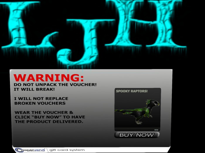 BRDMRT Spooky Raptor voucher - Stripes green UNCOMMON