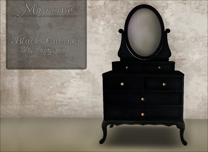 Black cabinet 