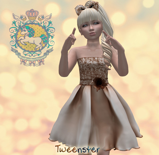 .:MU:. Sequins Princess Tweenster Gold