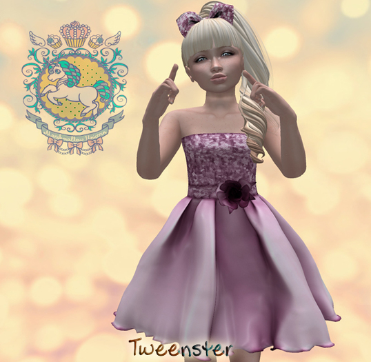 .:MU:. Sequins Princess Tweenster Pink