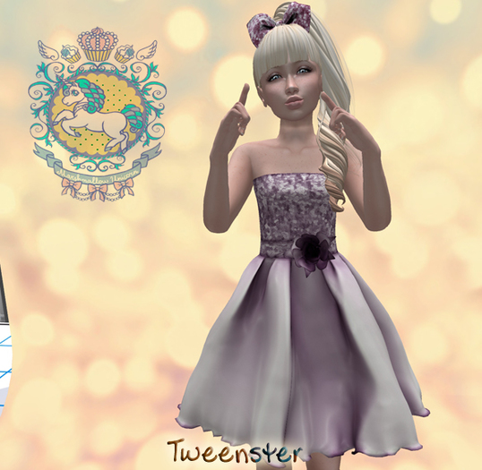 .:MU:. Sequins Princess Tweenster Rose