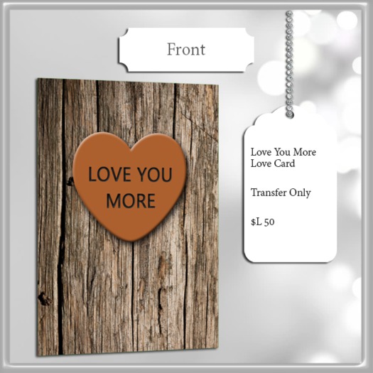 ~FS~ Love You More Card