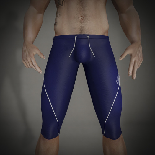 Dinzeo Designs - Running Tights - Blue