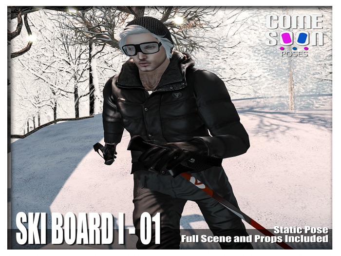 CS Poses  Ski board I - 01 - common