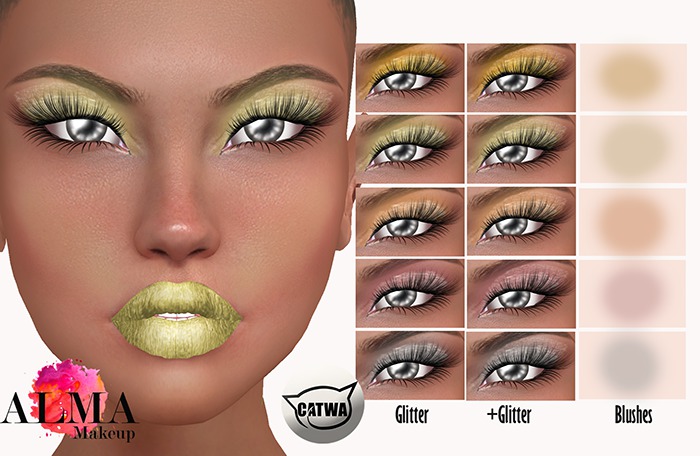 ALMA Makeup - Shades of Gold - Catwa