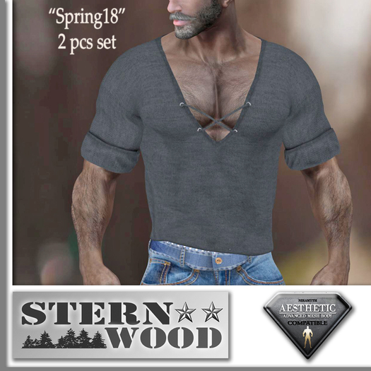 Niramyth outfit "Spring" - Dark Grey - 2 pcs set