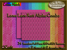 Loose Lace Knit Combo Seamless Textures