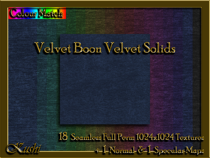 !Kushi! VelvetBoonVELVET Textures -WEAR TO UNPACK