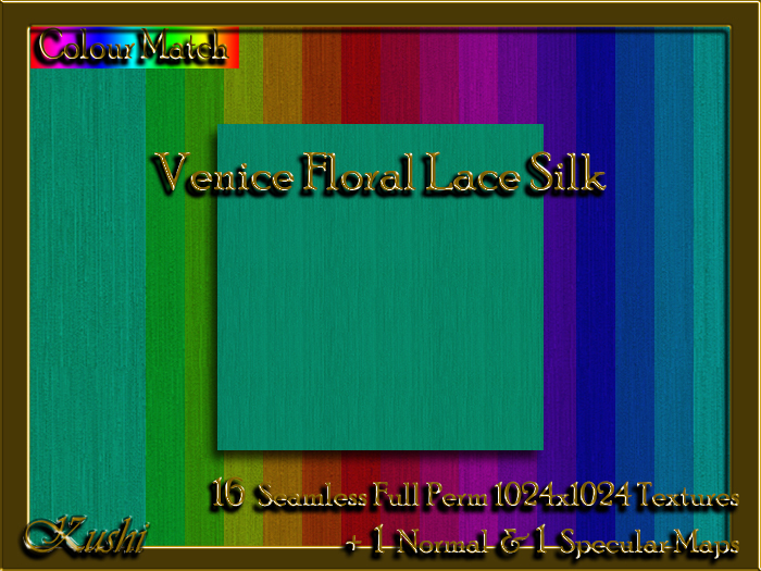 Venice Floral Lace Silk Solids Textures 